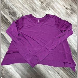 Free People Movement Cropped Long Sleeve Tee with Thumb Holes